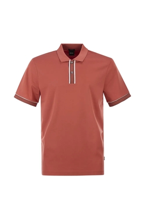 BOSS cotton polo shirt - Orange