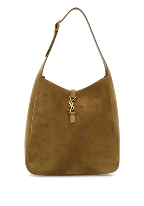 Saint Laurent large Le 5 à 7 suede shoulder bag - Brown