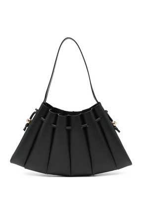 Themoirè Calipso gathered shoulder bag - Black