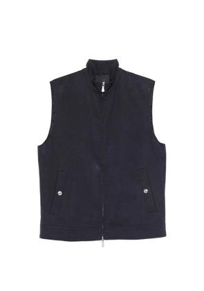 Eleventy zip-up gilet - Blue