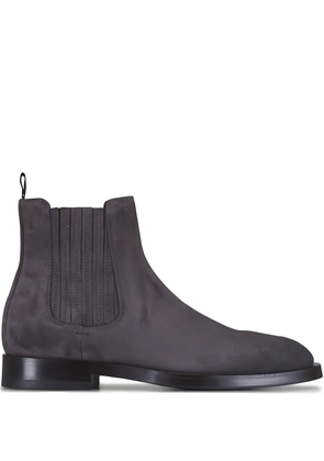 Brunello Cucinelli elastic-panel suede boots - Grey