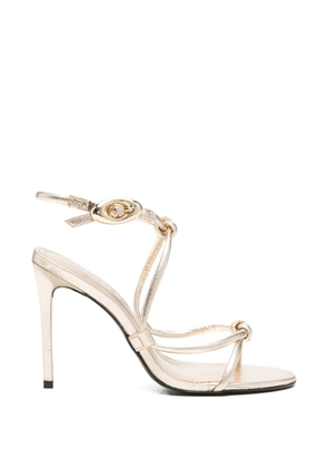 Schutz Hera knotted strap sandals - Gold