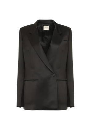 KHAITE Willow double-breasted blazer - Black
