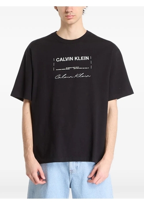 Calvin Klein logo-print T-shirt - Black