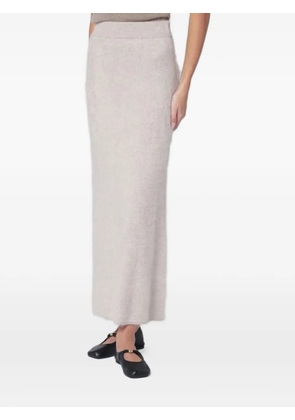 Almada Label cashmere skirt - Neutrals