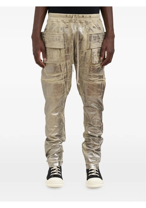 Rick Owens DRKSHDW drawstring cargo denim trousers - Silver