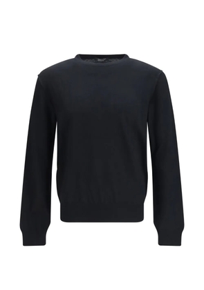 Aragona crew-neck wool sweater - Black