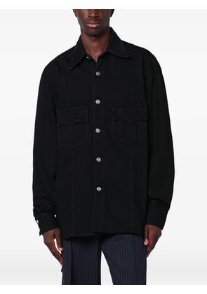 Namacheko Pocket denim shirt - Black