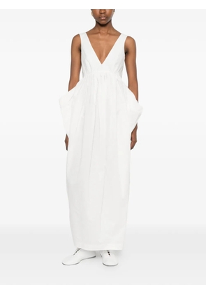 Róhe sculptural textured maxi dress - Neutrals