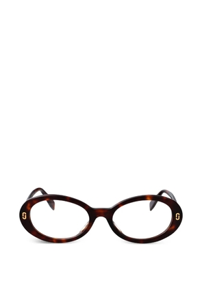 Marc Jacobs Eyewear oval-frame glasses - Brown