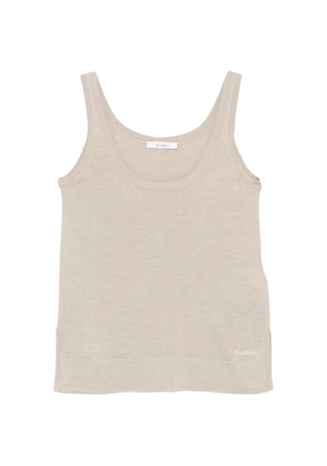Max Mara scoop-neck tank top - Neutrals