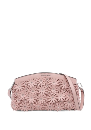 Michael Michael Kors Athena floral-appliqué shoulder bag - Pink