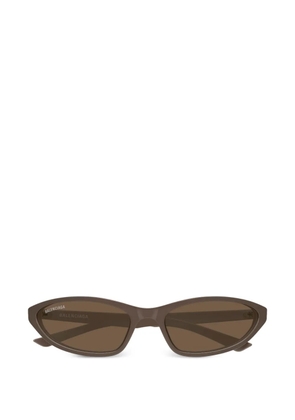 Balenciaga Eyewear geometric sunglasses - Brown