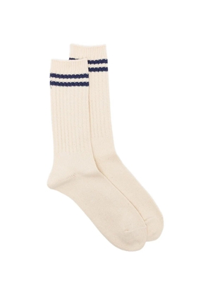 Anonymous Ism striped socks - Neutrals