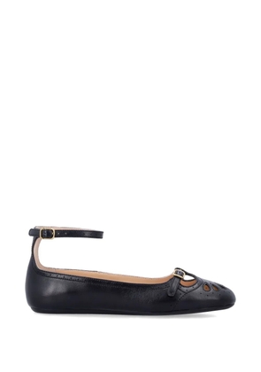 Chloé Misty buckled ballet flats - Black