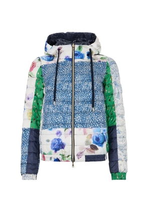 Herno patchwork puffer jacket - Blue