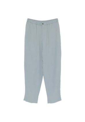 Giorgio Armani elasticated-waistband trousers - Blue