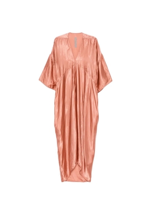 Rick Owens Tommykite V-neck maxi dress - Pink