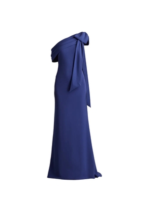 Tadashi Shoji Cassia bow-detail maxi dress - Purple