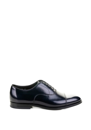 Doucal's leather Oxford shoes - Blue