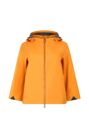 Herno zip-up hooded waterproof jacket - Orange