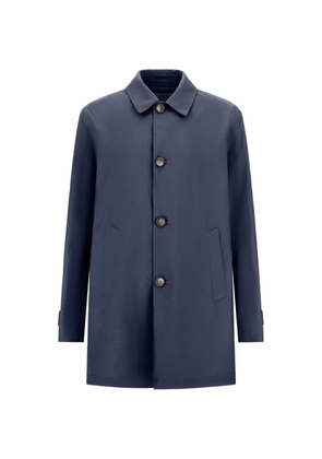 Herno welt-pocket raincoat - Blue