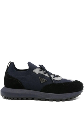 Emporio Armani suede sneakers - Blue