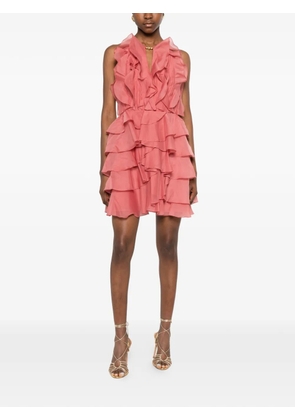 Aje Cleio layered mini dress - Pink