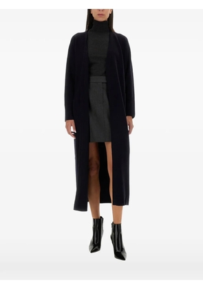 Max Mara belted jersey coat - Blue
