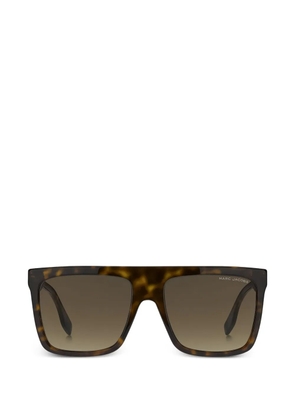 Marc Jacobs square full-rim sunglasses - Brown