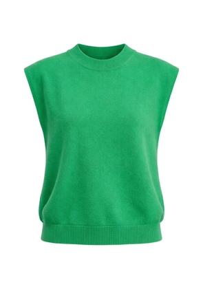BRODIE CASHMERE Tina crew-neck vest - Green