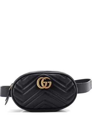 Gucci Pre-Owned GG Marmont Matelasse Leather belt bag - Black