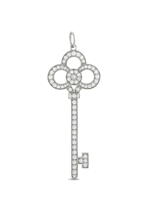 Tiffany & Co. Crown Key diamond pendant - Silver