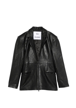 Won Hundred Florina leather blazer - Black