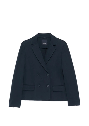'S Max Mara double-breasted pocketed jacket - Blue