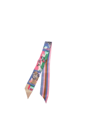 Hermès Pre-Owned 2000-2025 Grand Theatre Nouveau Silk Twilly Scarf scarves - Multicolour