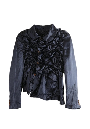 Comme Des Garçons Comme Des Garçons ruffled blouse - Blue