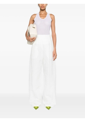 Sportmax high-waisted trousers - White