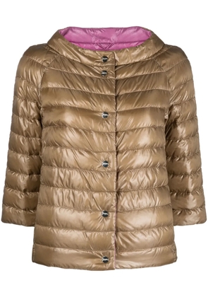 Herno reversible quilted jacket - Brown