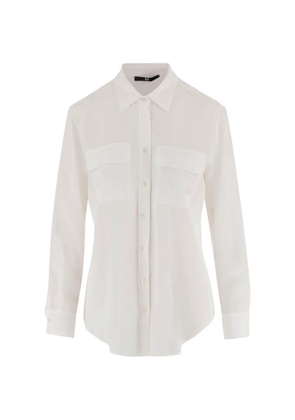 F.It flap-pocket buttoned shirt - White