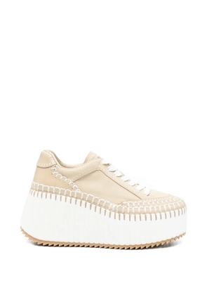 Chloé Nama wedge sneakers - Neutrals