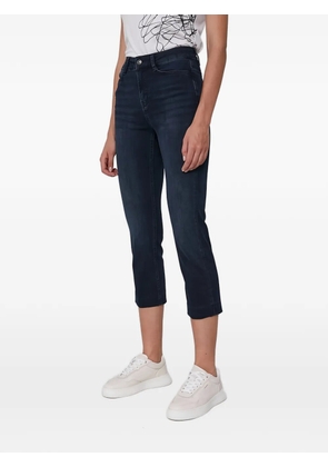 Drykorn cuffed-hem cropped jeans - Blue