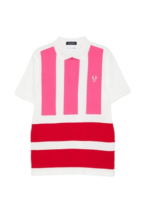 Comme Des Garçons Shirt x Fred Perry striped polo shirt - White