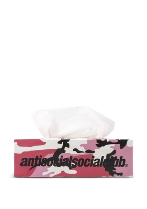 Anti Social Social Club Carsick camouflage tissue box - Pink