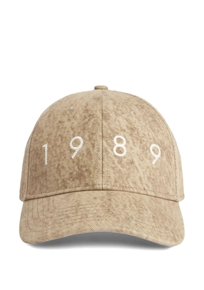 1989 STUDIO logo-embroidered cap - Neutrals