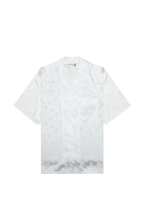 Honor The Gift polka dot camp shirt - White