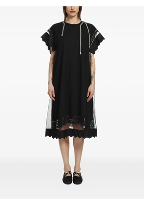 Simone Rocha layered laced dress - Black