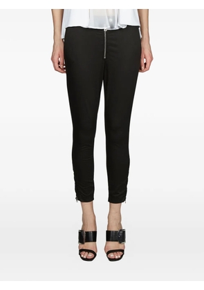 DONDUP satin zip trousers - Black