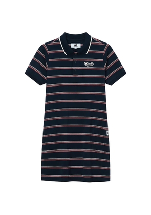 CHOCOOLATE striped polo dress - Blue