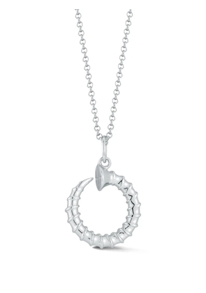 Mateo screw circ necklace - Silver